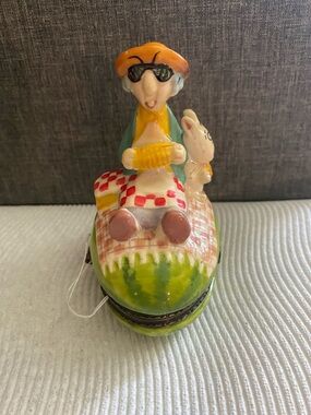 VINTAGE Maxine Trinket watermelon 🍉 box